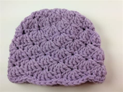 I find it usually takes me 18 rows to make the 3 body portion of the hat after the ribbing. Crochet Hat Preemie Purple NICU Hospital by ...