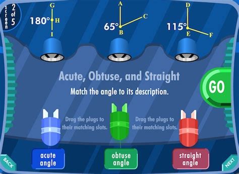 Identifying Angles With Quiz Educational Games For Kids