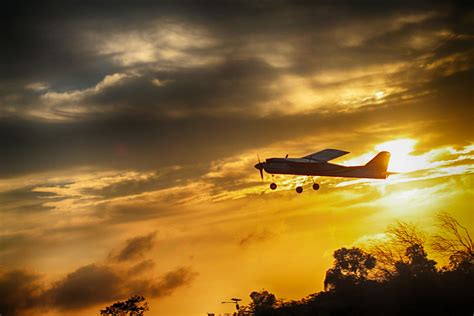 Free photo: Sunset Flight - Airplane, Controlled, Indonesia - Free Download - Jooinn