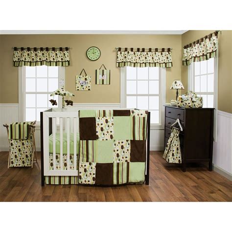 We have strong design ability,can design for you as per your favourite color and elment. Trend Lab Giggles 6-Piece Crib Bedding Set - Green/Brown ...