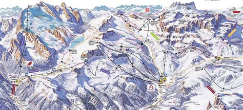 Arabba Skimap Where Skiing