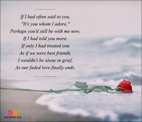 Sad Love Poems For Him & Her: 39 Love Poems To Express Dejection