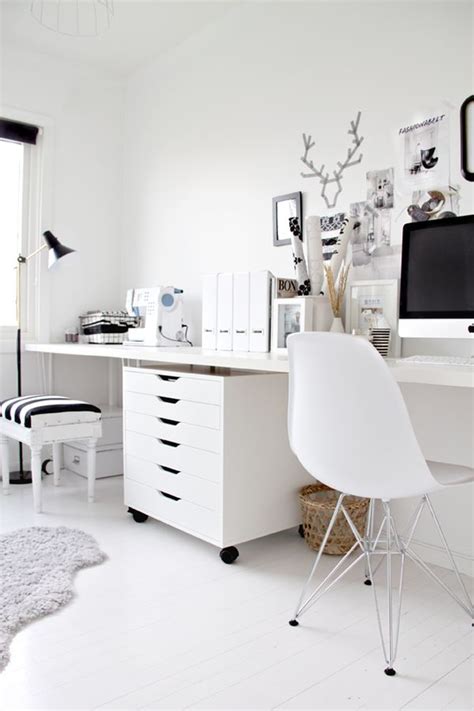 Designing Your Home Office With Professional White Accent Homesfeed