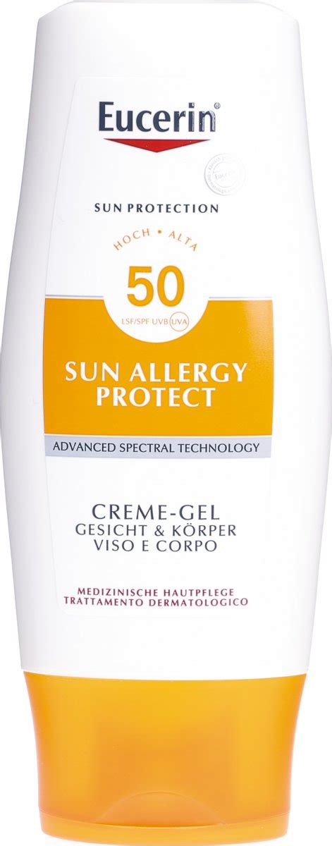 Eucerin Sun Creme Gel Allergy Protect Lsf 50 150ml In Der Adler Apotheke