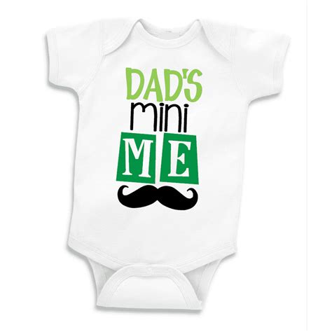dad s mini me first father s day bodysuit father s day t for daddy bump and beyond designs