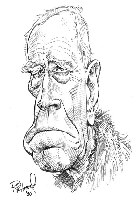 Toms Daily Coronacature Max Von Sydow In 2023 Caricature Sketch