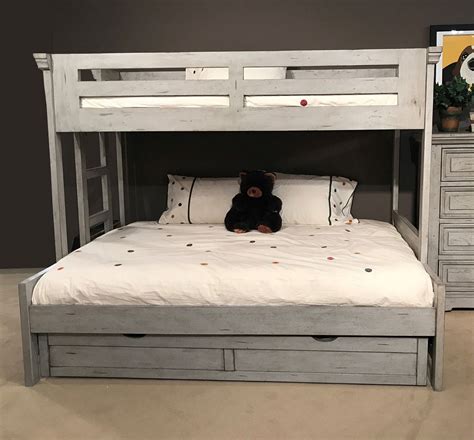 Most of our bunk beds are double bed frames, made to hold two bed mattresses (one on top of the other). Stonebrook Twin Over Full Bunk Bed (Antique Gray) American ...