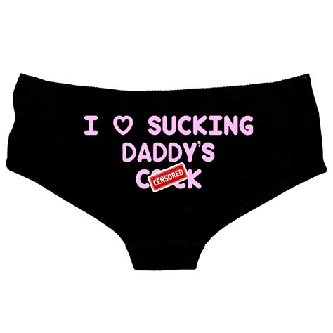 I Love Sucking Daddys Cock Camilsole Set Knickers Vest Cami Thong