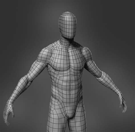 3d Model Faceless Male Model Version 2 Vr Ar Low Poly Cgtrader