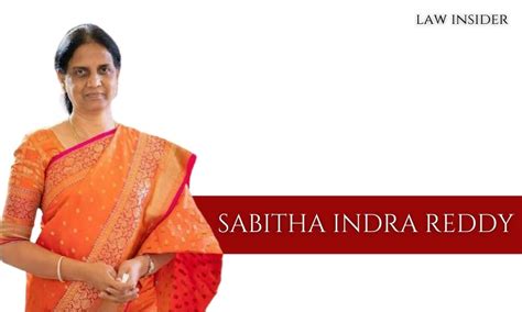 Sabitha Indra Reddy Law Insider India Insight Of Law Supreme Court