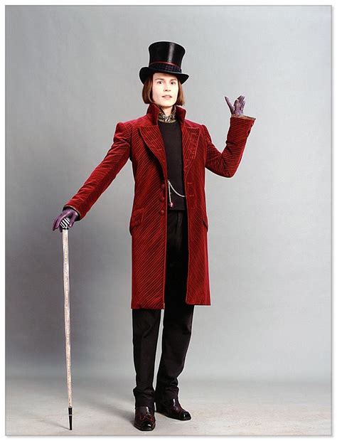 Johnny Depp Willy Wonka Costume Bernard Andrews Blog