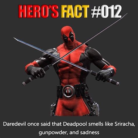 Marvel Fact About Deadpool Marvel Dc Comics Dc Comics Facts Marvel