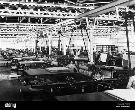 Printing Department Port Sunlight Soap Factory Wirral Stock Photo Alamy