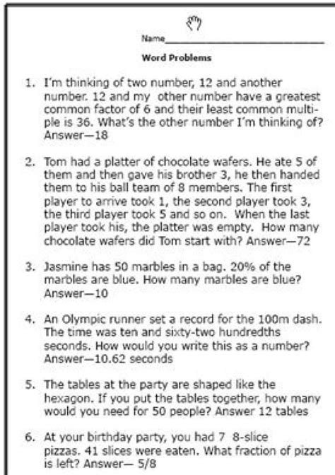 Realistic Math Problems Help 6th-graders Solve Real-Life Questions