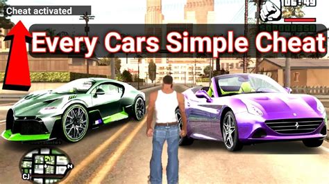 All Cars With One Cheat In Gta San Andreas Every Secret Cars