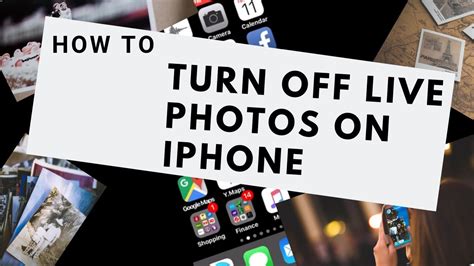 How To Turn Off Live Photos On Iphone Youtube