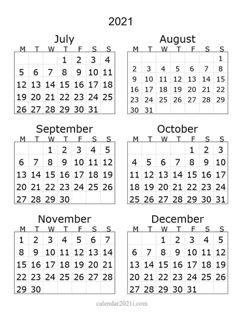 Here are the 2021 printable calendars Pin on 2021 Calendars