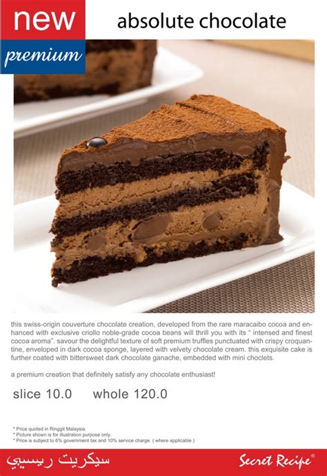 It makes for a great dinner party dessert. VioletRose Story: #FoodReview - Absolute Chocolate ...