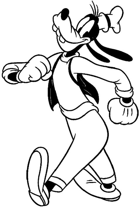 Disney Coloring For Kids Goofy Coloring Pages