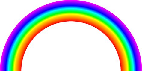 Download High Quality Rainbow Transparent Half Transparent Png Images