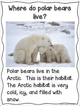 Polar Bears Seesaw and Printable Unit for Kindergarten and First Grade