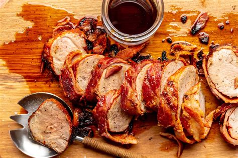Bacon Wrapped Pork Tenderloin Air Fryer And Oven Methods Fed And Fit