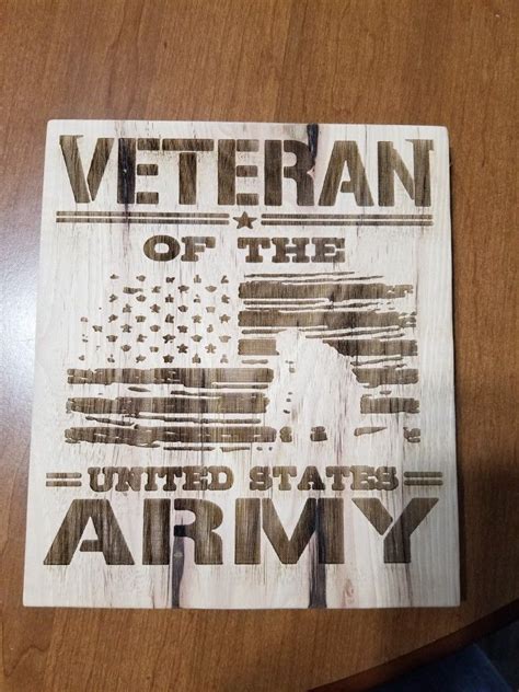 Pin By Jenny Acuff On Military Army Veteran Veteran Laser Engraving