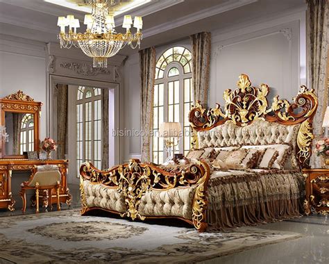 bisini luxury palace king size bedroyal golden king size bedroom