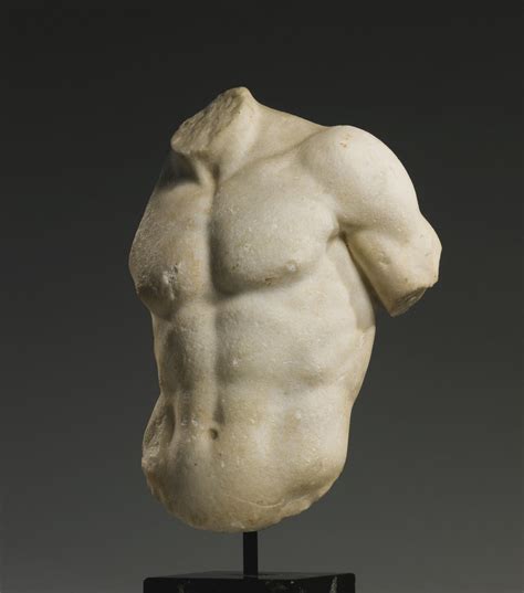 A Marble Torso Of A God Or Athlete Roman Imperial Circa 1st 2nd