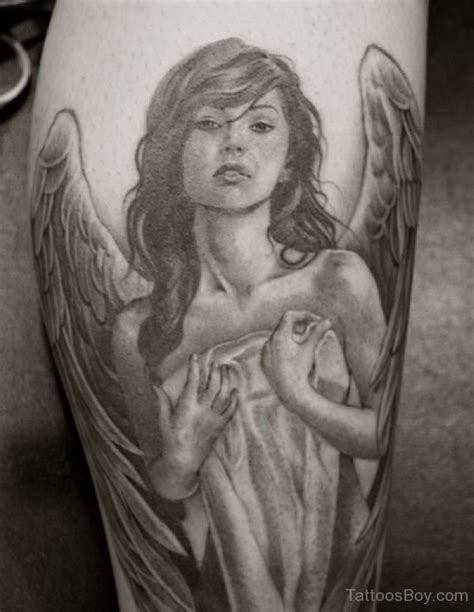 Grey Guardian Angel Tattoo Tattoo Designs Tattoo Pictures