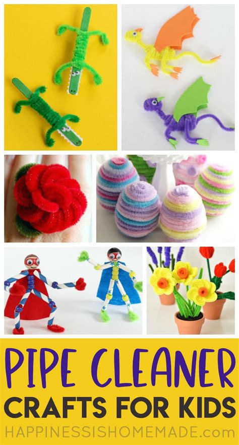 20 Awesome Pipe Cleaner Crafts For Kids Happiness Is Homemade