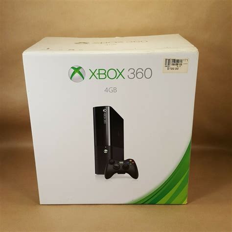 Xbox 360 4gb 2013 Empty Box Only No Console W Fillers And Setup