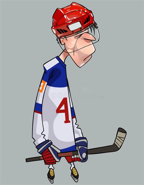Sick, twisted and politically incorrect, the animated series features the adventures of the griffin family. Eis-Hockey-Spieler Mit Stock-Karikatur Vektor Abbildung ...