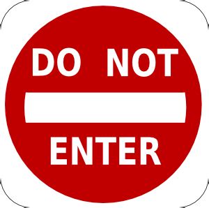 Do Not Enter Sign Clip Art At Clker Vector Clip Art Online