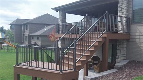 Residential Deck And Stair Railing Omarail Aluminum Railing And