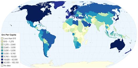 The gni per capita is the dollar value of a country's final income in a year, divided by its population. Gni Per Capita