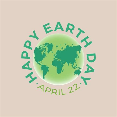 Feliz Dia Da Terra Conceito Do Dia Mundial Da Terra 22 De Abril Modelo