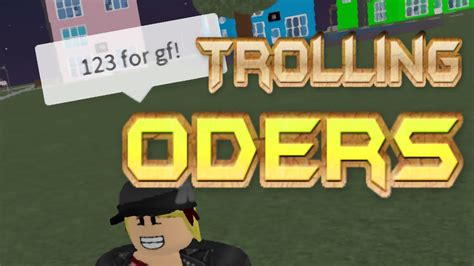 Trolling Oders On Roblox Youtube