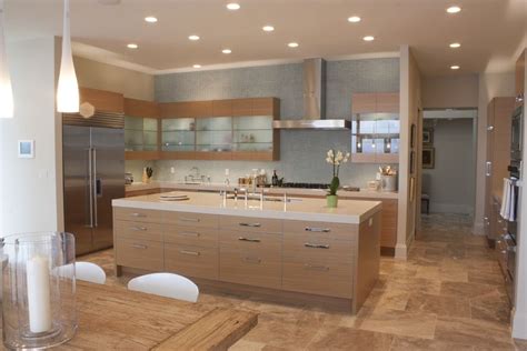 The ornate wood hood above the cooktop. Handmade Rift Sawn White Oak Modern Cabinetry by ...