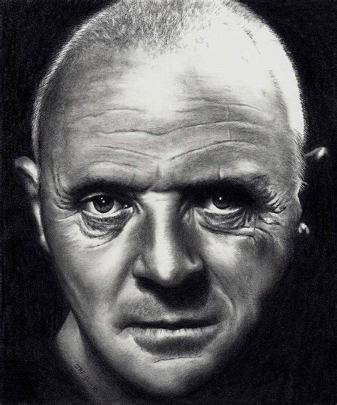 Hannibal Lecter A Hopkins By Doctor Pencil On Deviantart Realistic