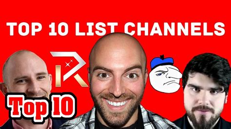 Top 10 Best Youtube List Channels Youtube