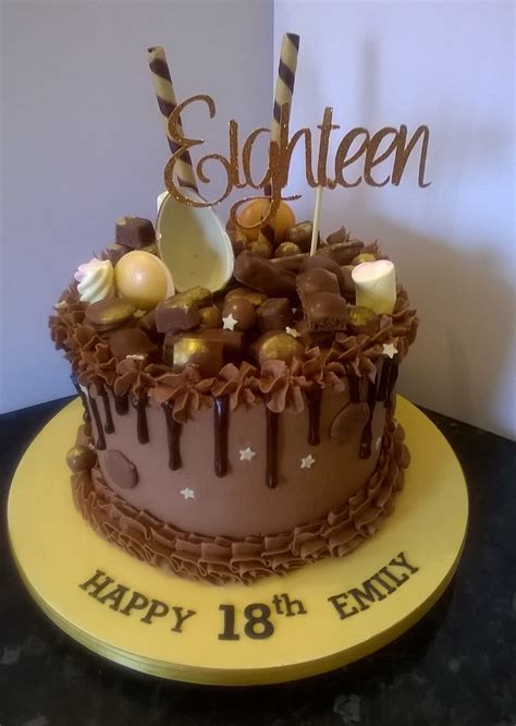 20 photos new chocolate 18th birthday cake