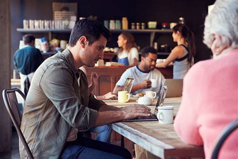 Busy Coffee Shop Stock Photos Pictures And Royalty Free Images Istock