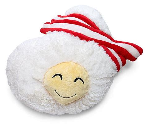 Bacon And Eggs Squishable Plush Think Geek Toy Collection Cute Pillows