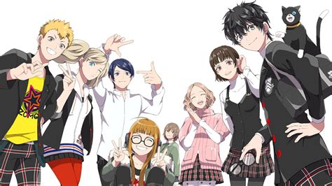 Persona Persona 5 Anime Ann Takamaki Futaba Sakura Goro Akechi Haru Okumura Joker Persona