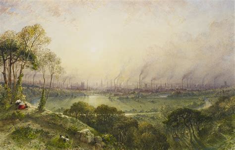 Great British Art Manchester From Kersal Moor By William Wyld A