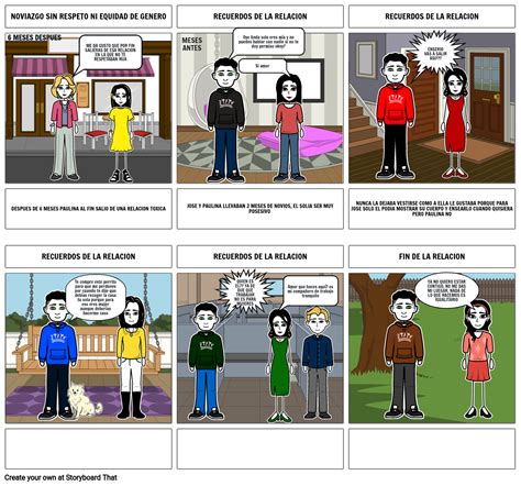 Historieta Noviazgo Storyboard By D B Ad C