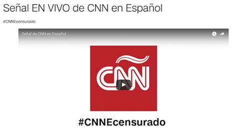Previamente llamado canal 9 de televisión de la universidad de chile (por su frecuencia original desde el 4 de noviembre de 1960 hasta el 1 de abril de 1980). CNN en Español offers YouTube livestream After Venezuela ...