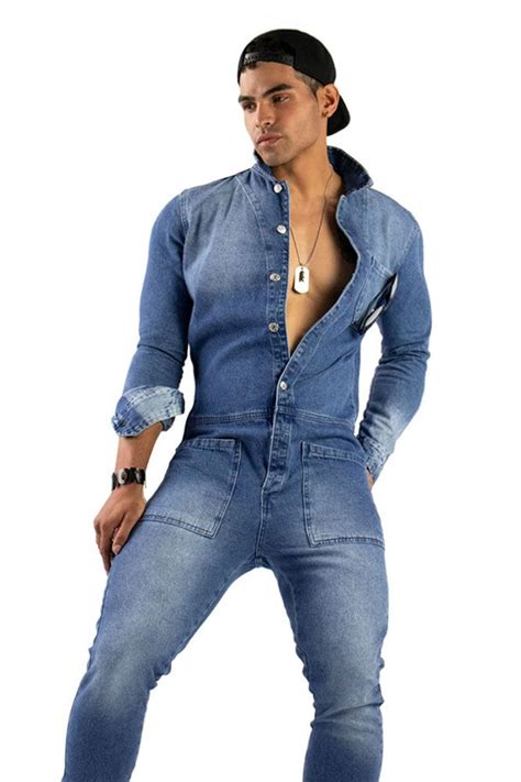Denim Jumpsuit For Men