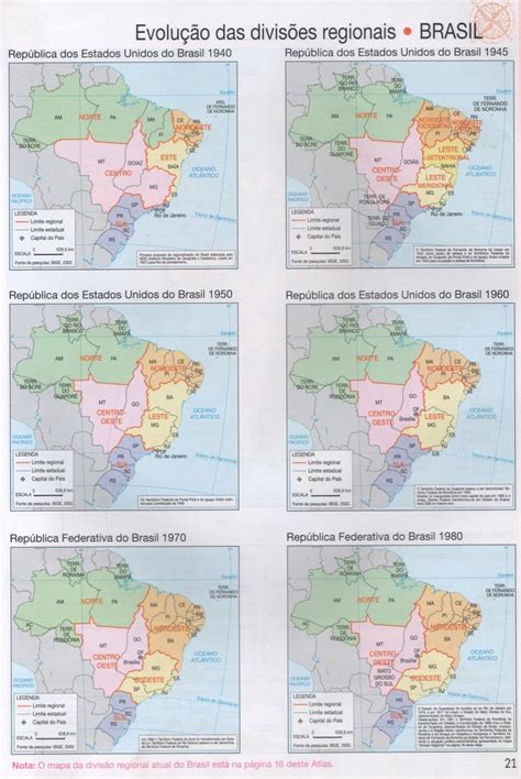 Professor Wladimir Geografia Mapas Da Forma O Regional No Brasil